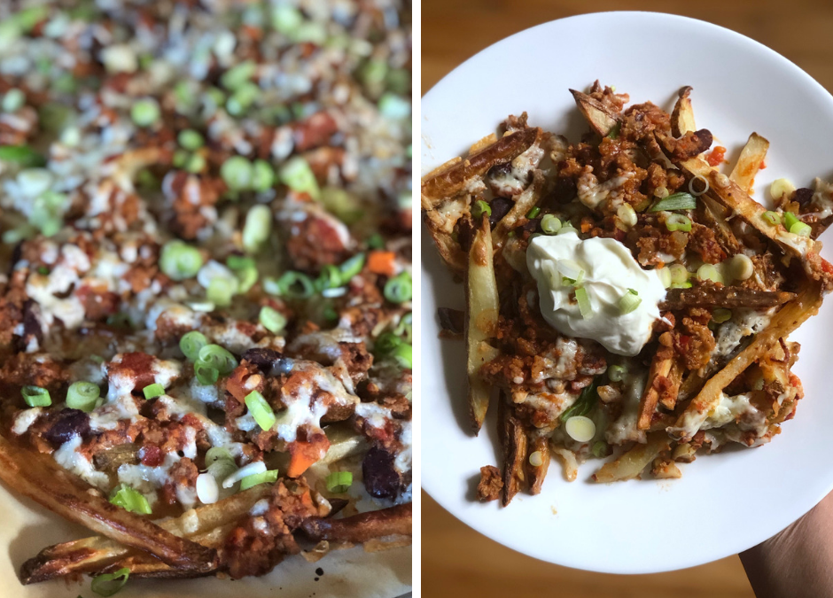 Healthy Chili Cheese Fries